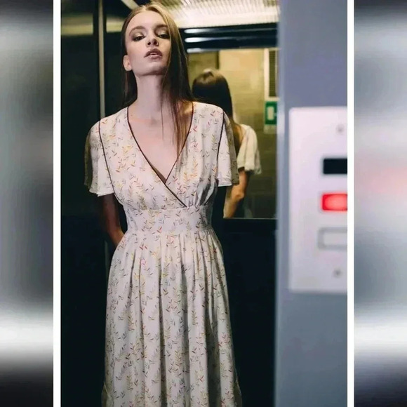 EUC Laura Strambi Day Dress, Size EU 42 or US 10 - Picture 11 of 14